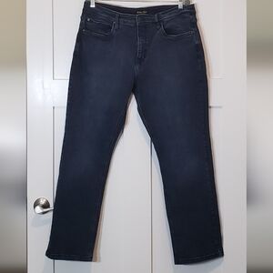 Urban Star Estilo Denim Blue Jeans Hi Rise Stretch Darkwash Size 36 X 30
